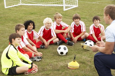 Fußball feriencamp Park Camping iller mannschaft